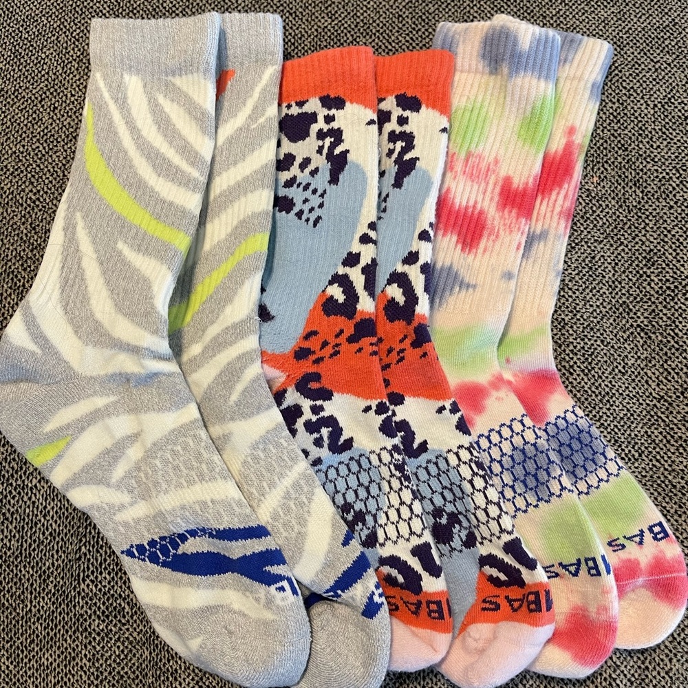 3 pairs of Bombas calf socks Medium